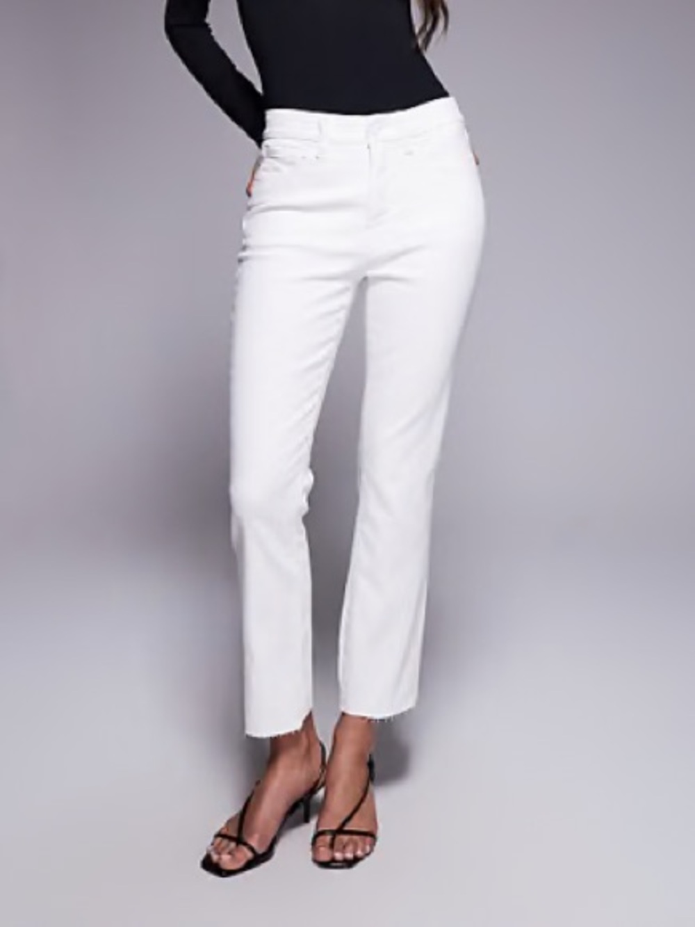 Good American White Good Legs Straight Jeans - 6/28